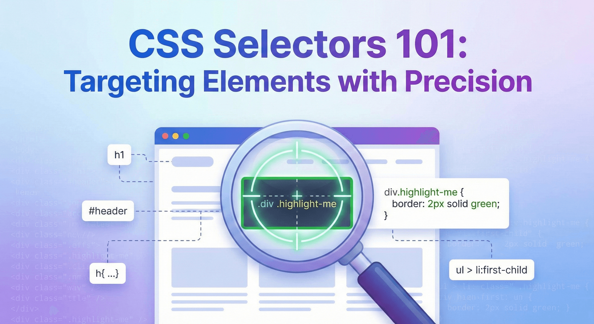 CSS Selectors 101: Targeting Elements with Precision