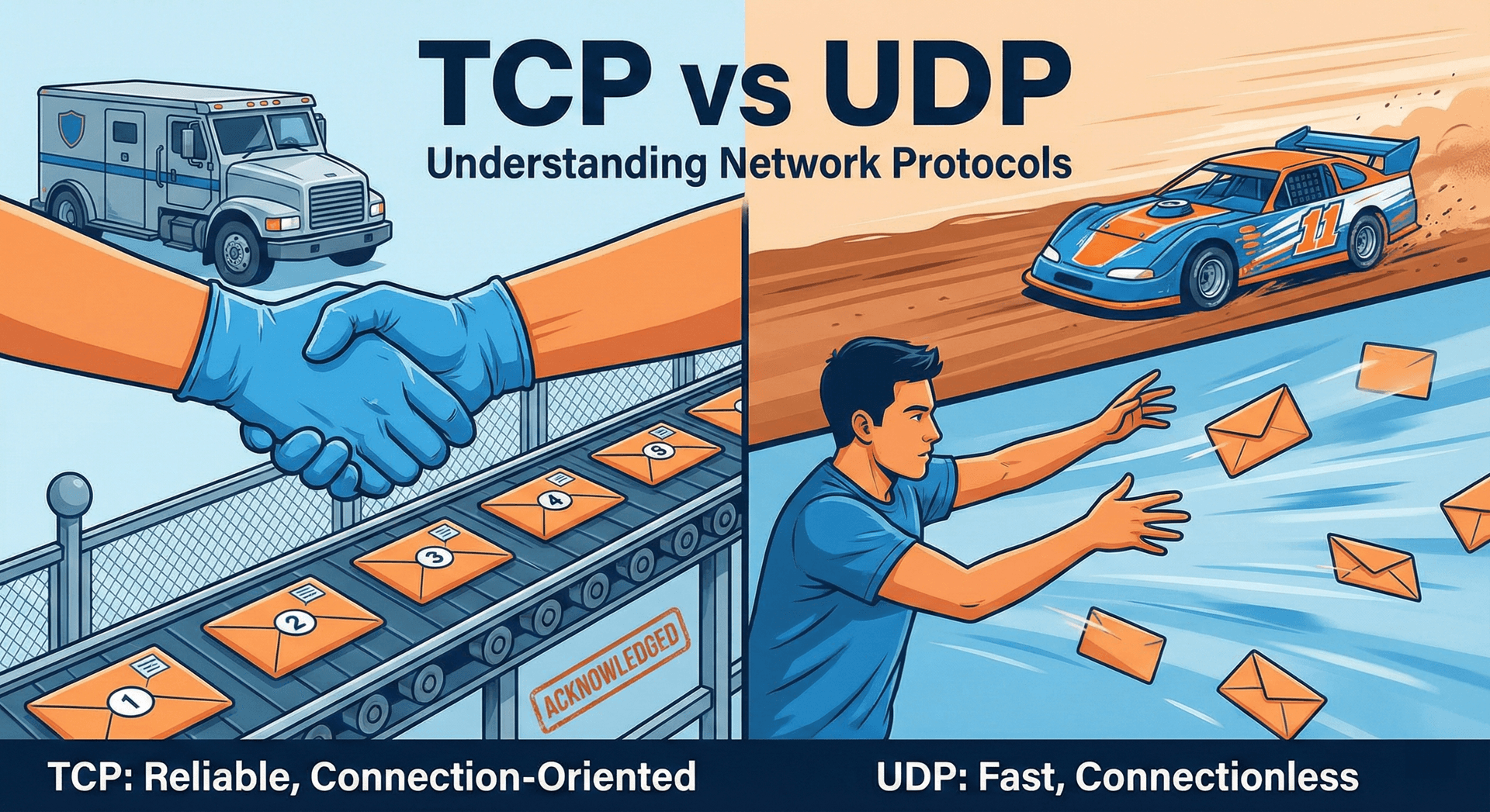 TCP vs UDP: When to Use What, and How TCP Relates to HTTP