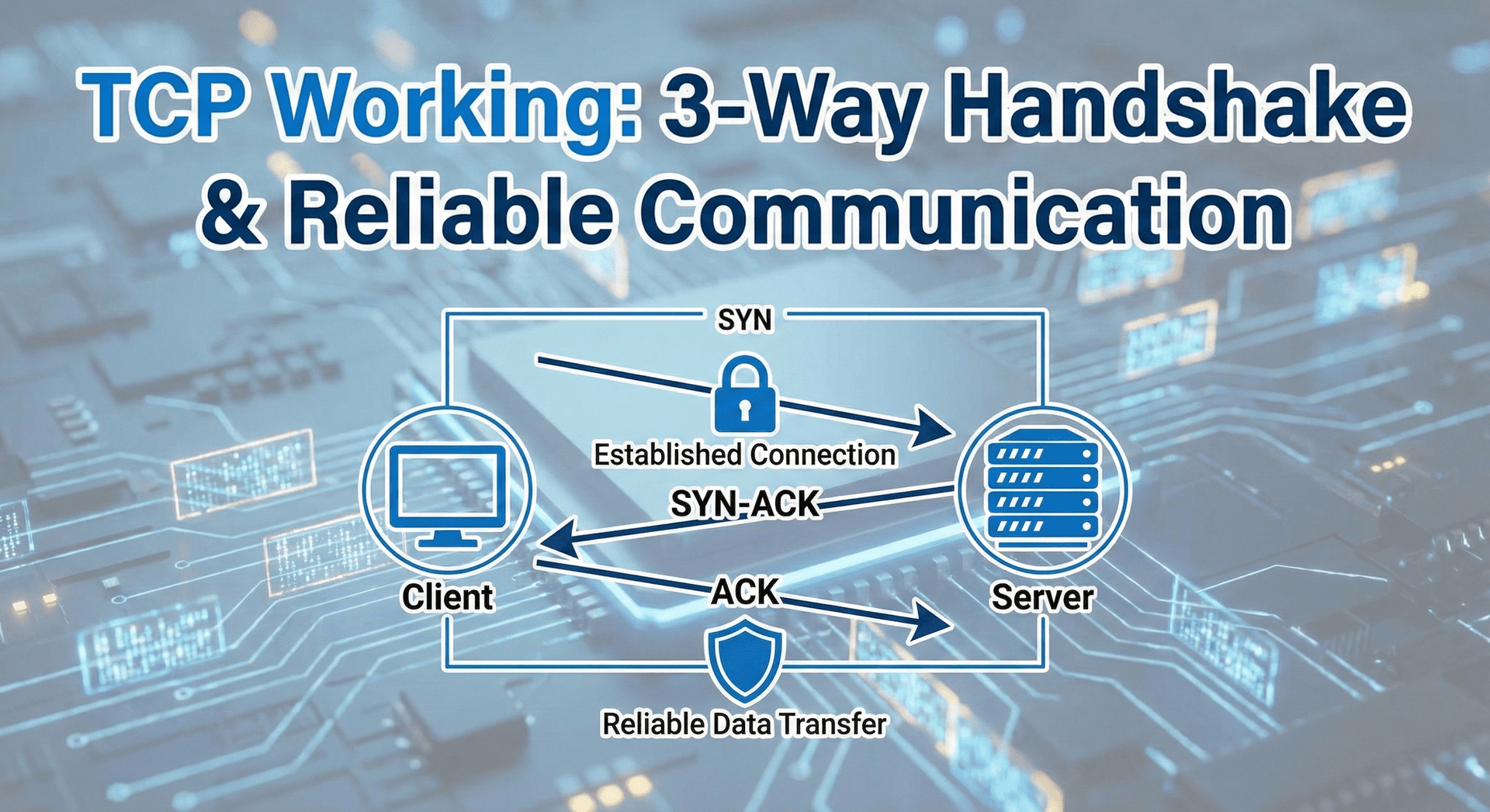 TCP Working: 3-Way Handshake & Reliable Communication