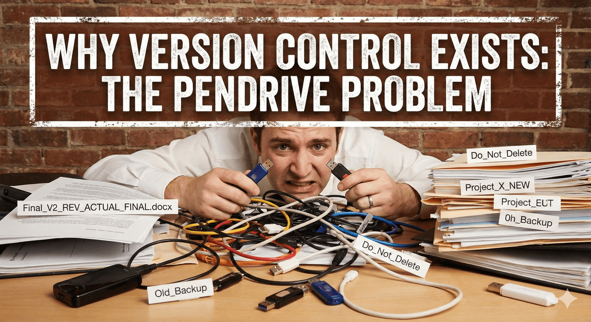 Why Version Control Exists: The Pendrive Problem